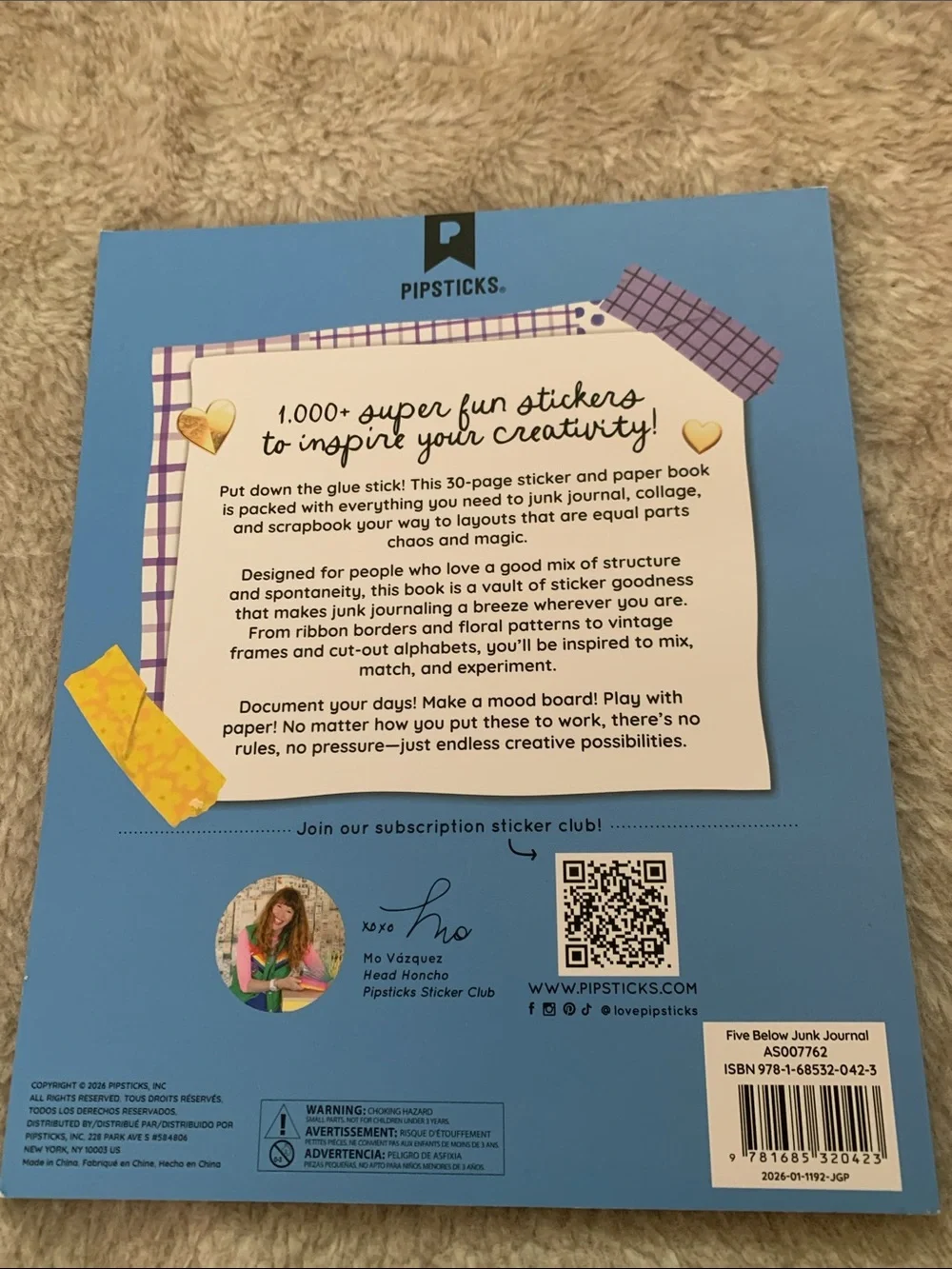 Junk Journal Sticker Book